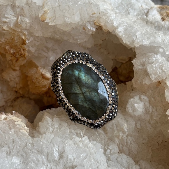 Labradorite Statement Ring - Picture 9 of 13